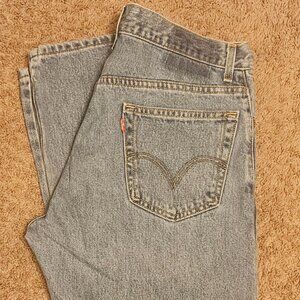 Vintage Levi's Mens 517 Bootcut Jeans Denim Light Wash 36x32 Y2K 2006 Cowboy